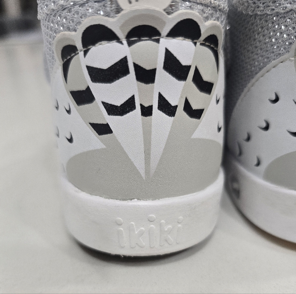 iKiKi Snowy Owl Toddler Shoes Sparkly White - Toddler Size 8 - Picture 6 of 11